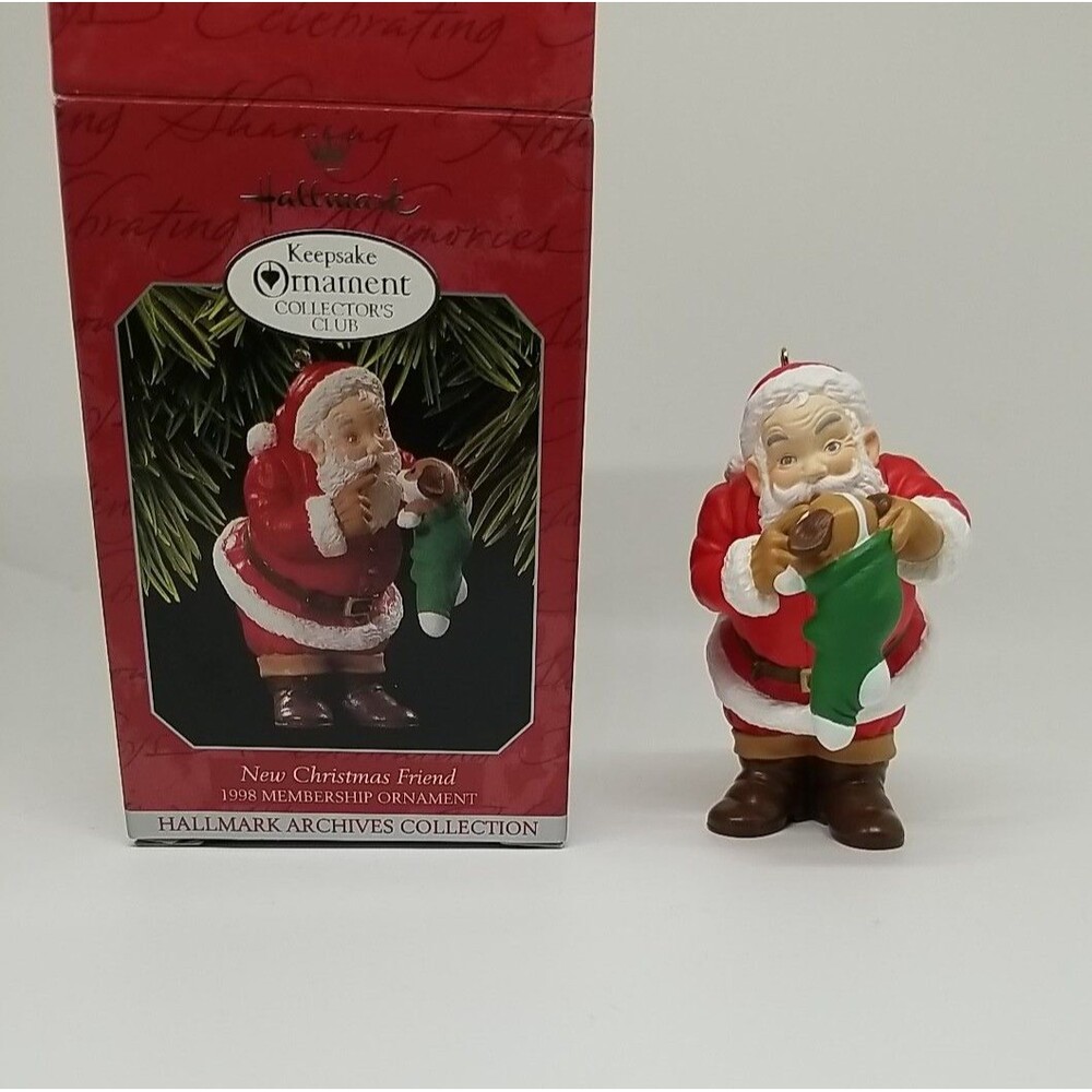 Hallmark New Christmas Friend Ornament 1998 Membership Ornament